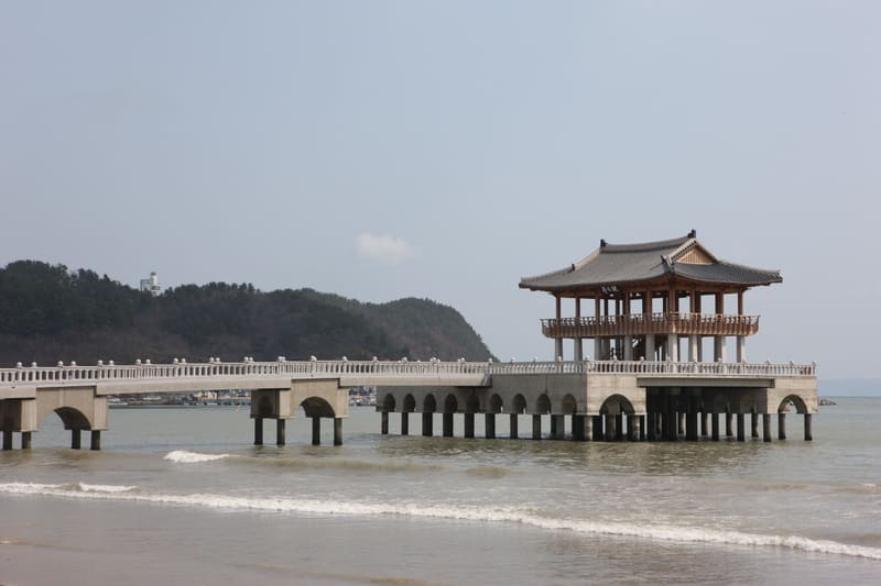 The Yeongildae pavilion on Yeongildae Beach in Pohang, the festival's base from 2023 to 2025